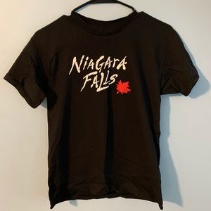 Niagara Falls T-Shirt By Delta Size Kids L Black